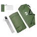 Cort Caravana 5-Persoane cu acoperiș Verde 410 x 275 x 245 cm - WALTI WALTI