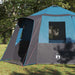 Tent Cabină cu acoperiș Albastru și Gri 405 x 405 x 273 cm - WALTI WALTI