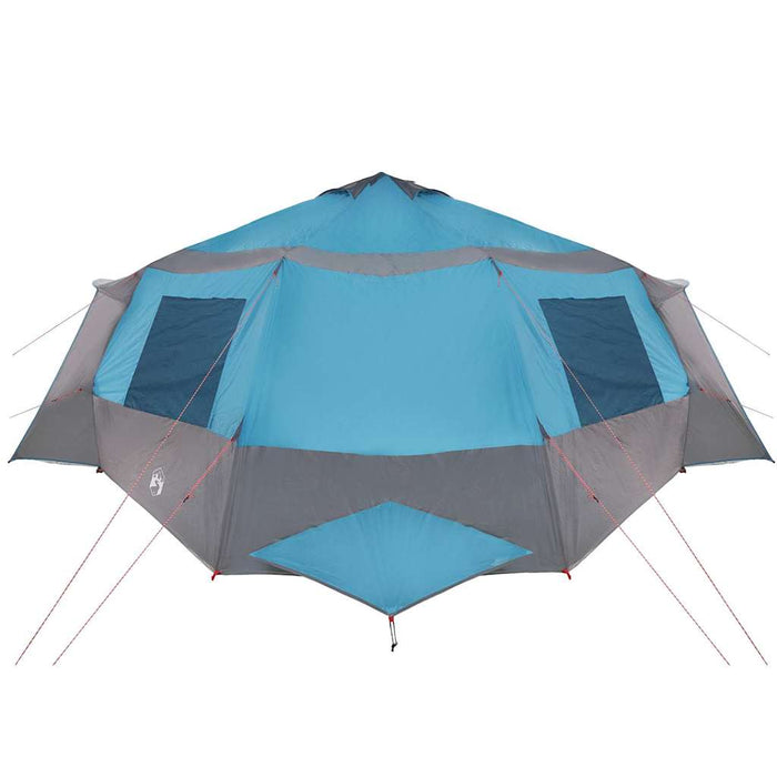 Tent Cabină cu acoperiș Albastru și Gri 405 x 405 x 273 cm - WALTI WALTI