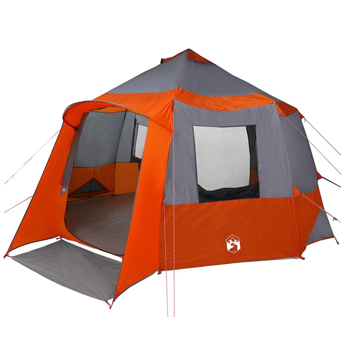 Tent Cabină cu acoperiș Gri și Portocalie 405 x 405 x 273 cm - WALTI WALTI