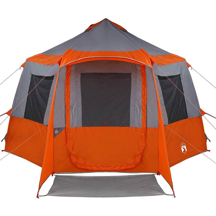 Tent Cabină cu acoperiș Gri și Portocalie 405 x 405 x 273 cm - WALTI WALTI