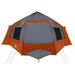 Tent Cabină cu acoperiș Gri și Portocalie 405 x 405 x 273 cm - WALTI WALTI
