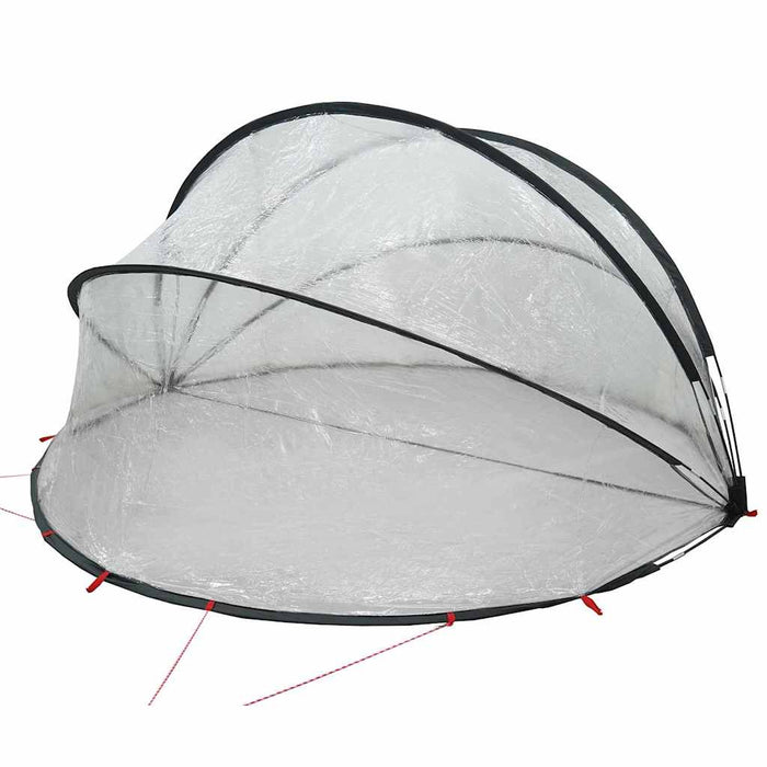 Dom pentru piscină 336 x 322 x 160 cm PVC Transparent WALTI