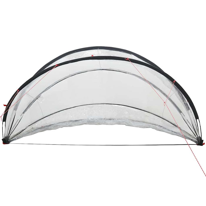 Dom pentru piscină 336 x 322 x 160 cm PVC Transparent WALTI