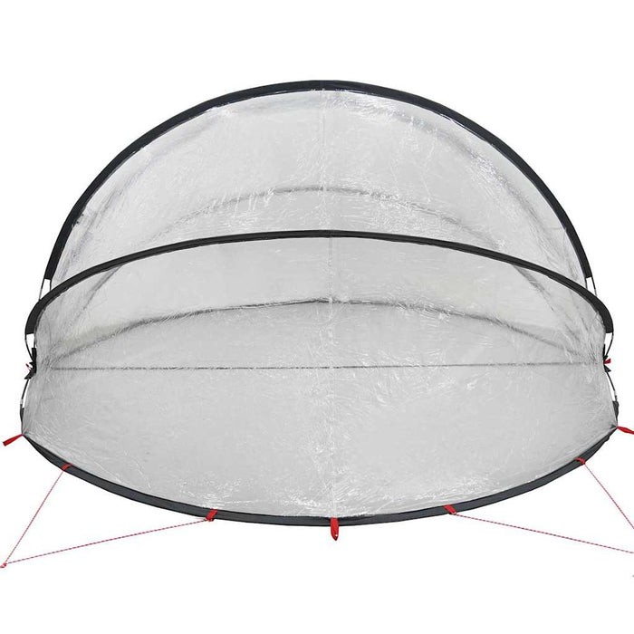 Dom pentru piscină 336 x 322 x 160 cm PVC Transparent WALTI