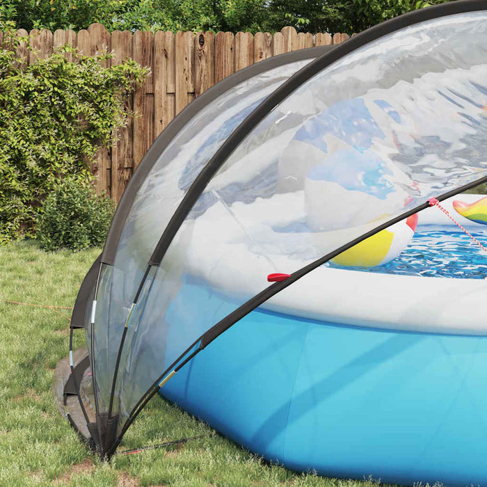 Dom pentru piscină 405 x 405 x 192 cm PVC Transparent - WALTI WALTI