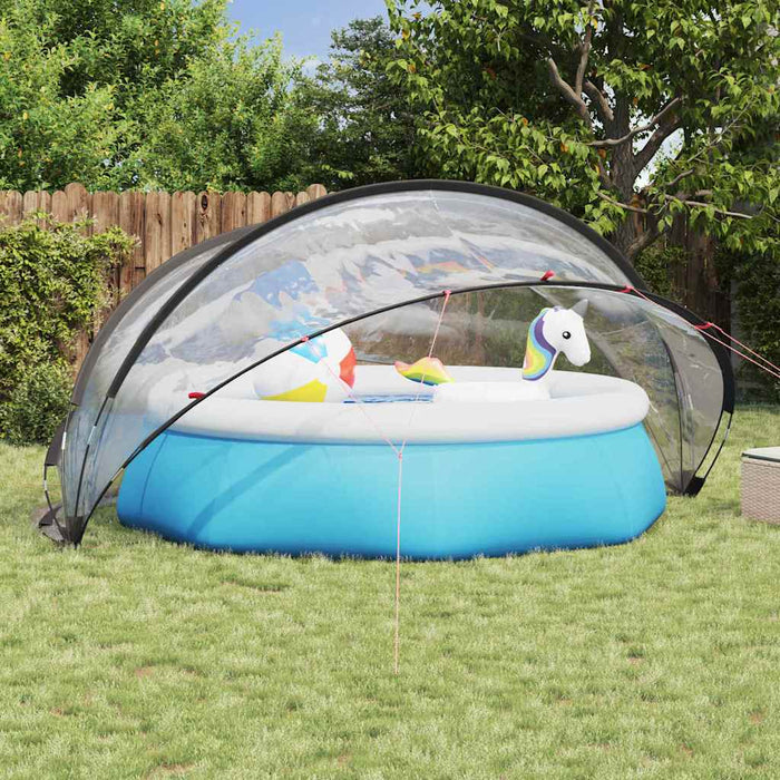 Dom pentru piscină 405 x 405 x 192 cm PVC Transparent - WALTI WALTI