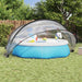 Dom pentru piscină 405 x 405 x 192 cm PVC Transparent - WALTI WALTI