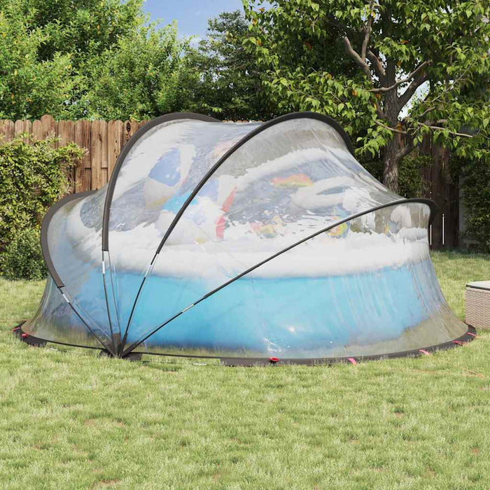 Dom pentru piscină 405 x 405 x 192 cm PVC Transparent - WALTI WALTI