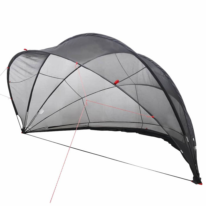 Dom pentru piscină Manual Negru 430 x 430 x 210 cm - WALTI WALTI