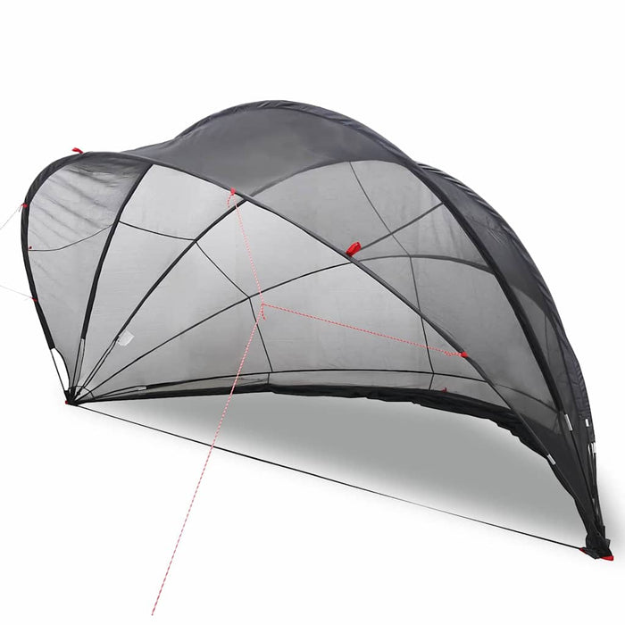 Dom pentru piscină Manual Negru 430 x 430 x 210 cm - WALTI WALTI