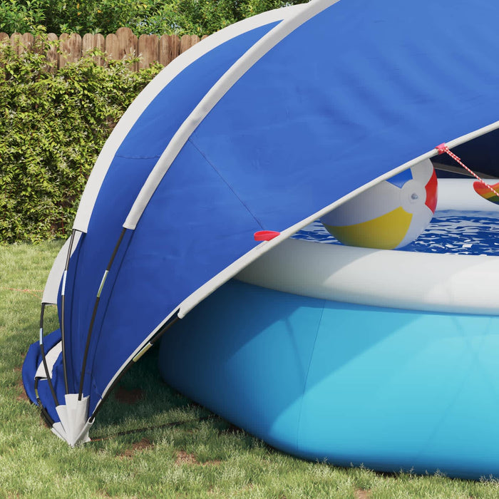 Dom pentru piscină 472 x 460 x 229 cm Albastru Azur WALTI