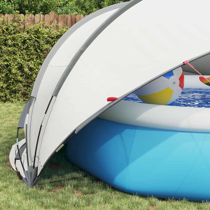 Dom pentru piscină Manual Gri și Portocalie 472 x 460 x 229 cm - WALTI WALTI