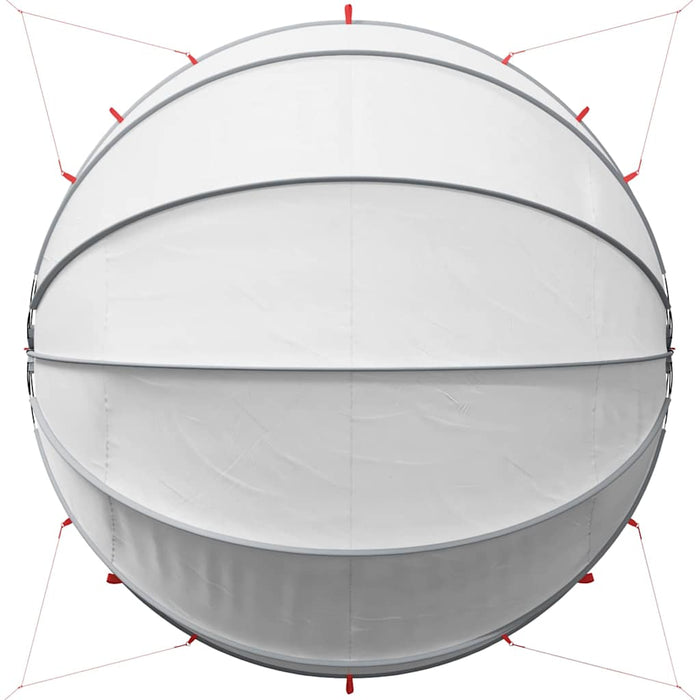 Dom pentru piscină Manual Gri și Portocalie 472 x 460 x 229 cm - WALTI WALTI