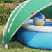 Dom pentru piscină Manual Verde 500 x 500 x 236 cm - WALTI WALTI