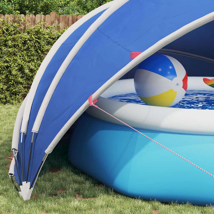 Dom pentru piscină Manual albastru 500 x 500 x 236 cm - WALTI WALTI
