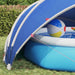 Dom pentru piscină Manual albastru 500 x 500 x 236 cm - WALTI WALTI