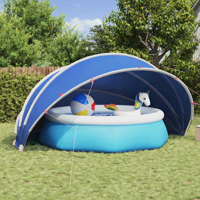 Dom pentru piscină Manual albastru 500 x 500 x 236 cm - WALTI WALTI