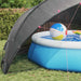 Dom pentru piscină Manual Negru 546 x 516 x 250 cm - WALTI WALTI