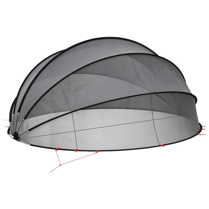Dom pentru piscină Manual Negru 546 x 516 x 250 cm - WALTI WALTI