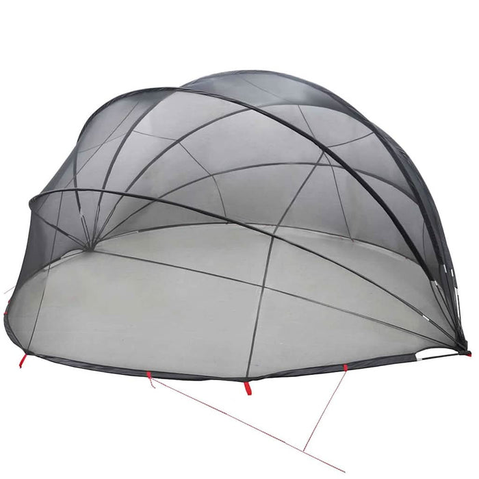 Dom pentru piscină Manual Negru 546 x 516 x 250 cm - WALTI WALTI