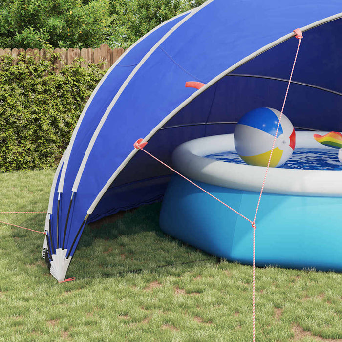 Dom pentru piscină Manual albastru 592 x 590 x 275 cm - WALTI WALTI