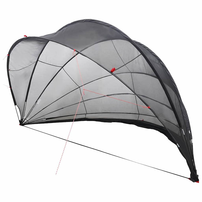 Dom pentru piscină Manual Negru 592 x 590 x 275 cm - WALTI WALTI