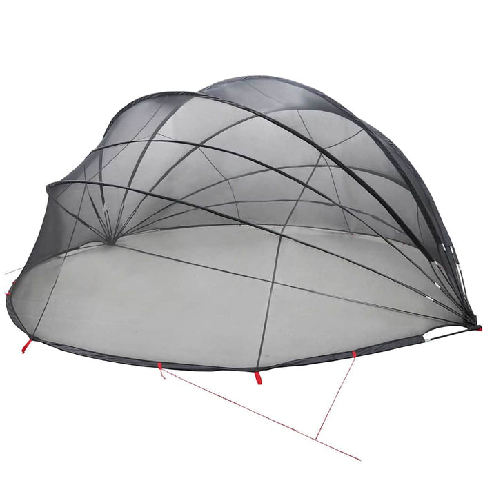 Dom pentru piscină Manual Negru 592 x 590 x 275 cm - WALTI WALTI