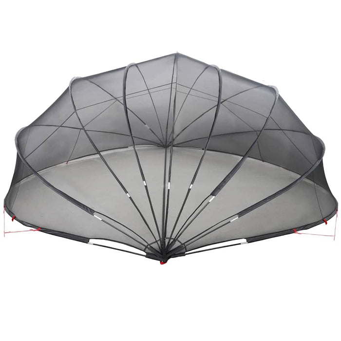 Dom pentru piscină Manual Negru 592 x 590 x 275 cm - WALTI WALTI