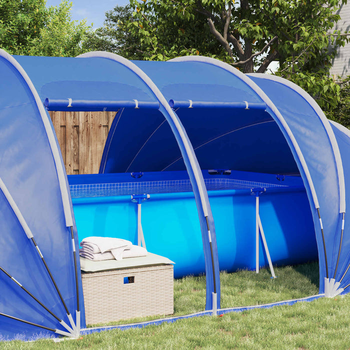 Cort pentru piscină Verde 640 x 432 x 205 cm - WALTI WALTI