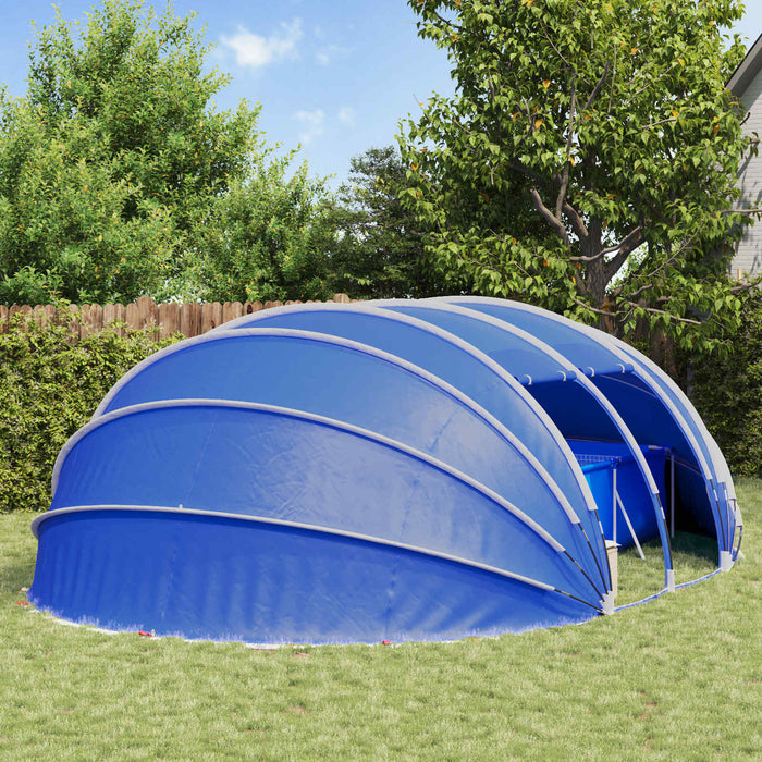Cort pentru piscină Verde 640 x 432 x 205 cm - WALTI WALTI