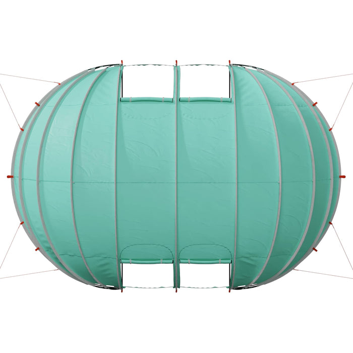 Cort pentru piscină albastru 640 x 432 x 205 cm - WALTI WALTI