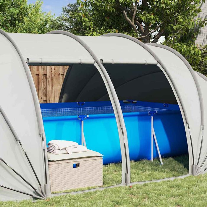 Cort pentru piscină Gri 640 x 432 x 205 cm - WALTI WALTI