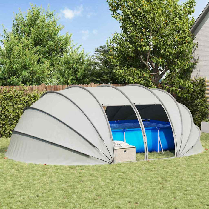 Cort pentru piscină Gri 640 x 432 x 205 cm - WALTI WALTI