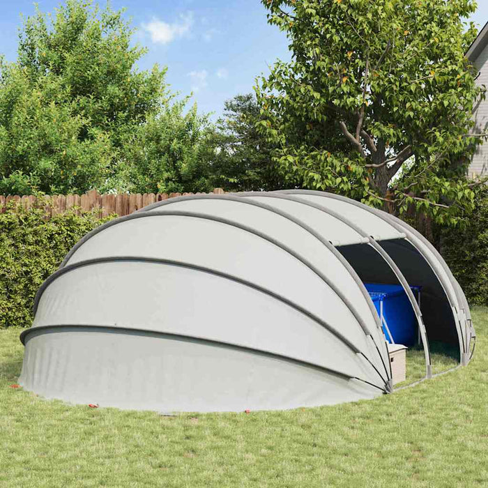 Cort pentru piscină Gri 640 x 432 x 205 cm - WALTI WALTI