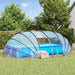Cort pentru piscină Transparent 640 x 432 x 205 cm PVC - WALTI WALTI