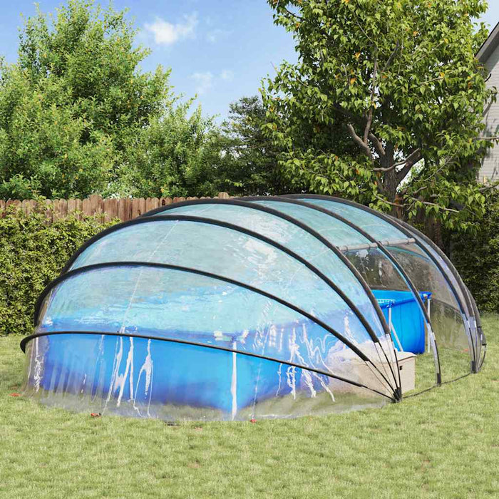 Cort pentru piscină Transparent 640 x 432 x 205 cm PVC - WALTI WALTI