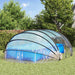 Cort pentru piscină Transparent 640 x 432 x 205 cm PVC - WALTI WALTI