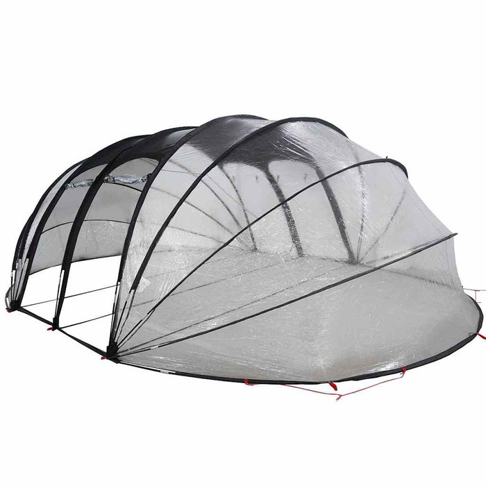 Cort pentru piscină Transparent 640 x 432 x 205 cm PVC - WALTI WALTI