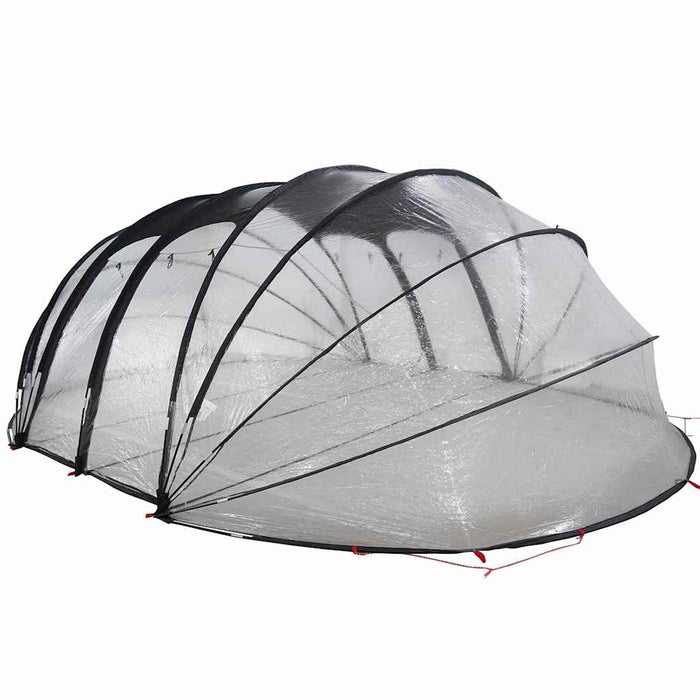 Cort pentru piscină Transparent 640 x 432 x 205 cm PVC - WALTI WALTI