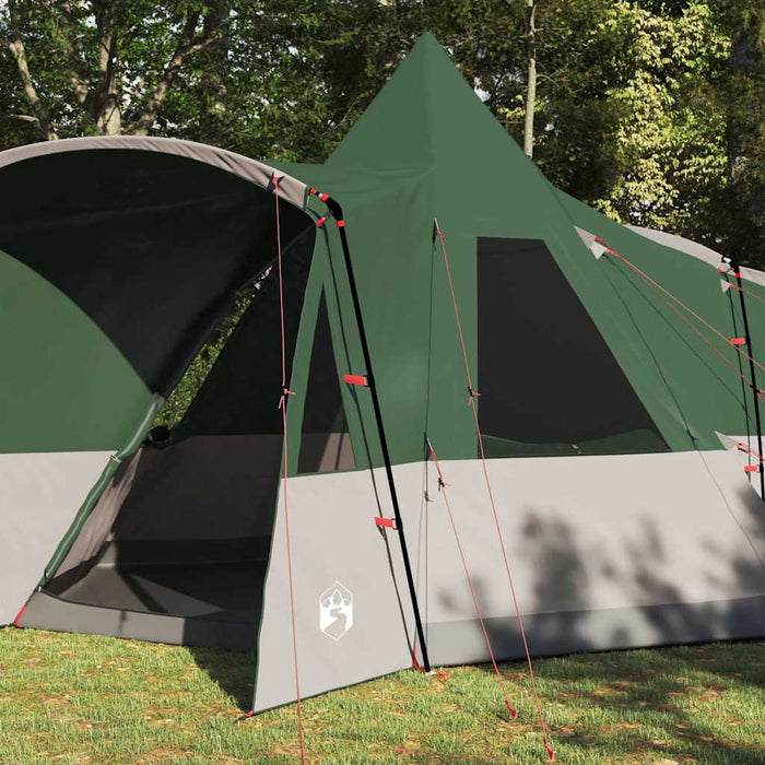 Cort Teepee pentru 8 Persoane Verde 720 x 465 x 295 cm - WALTI WALTI