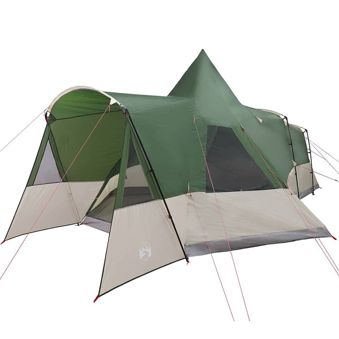 Cort Teepee pentru 8 Persoane Verde 720 x 465 x 295 cm - WALTI WALTI
