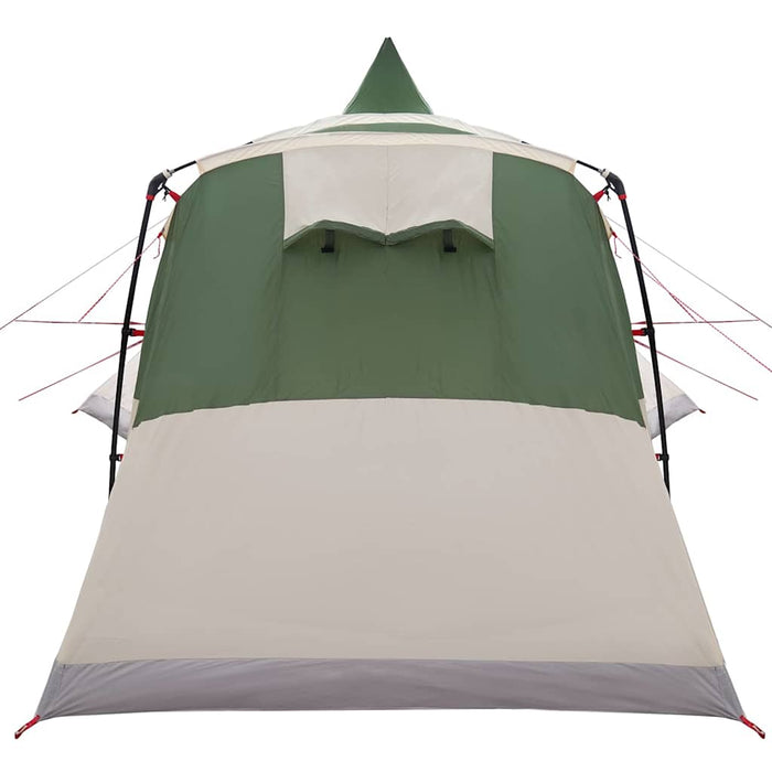 Cort Teepee pentru 8 Persoane Verde 720 x 465 x 295 cm - WALTI WALTI