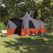 Cort Teepee pentru 8 Persoane cu acoperiș Gri și Portocalie - WALTI WALTI