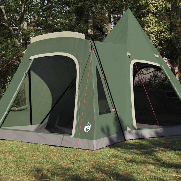 Cort Teepee pentru 5 Persoane Verde 545 x 450 x 295 cm - WALTI WALTI