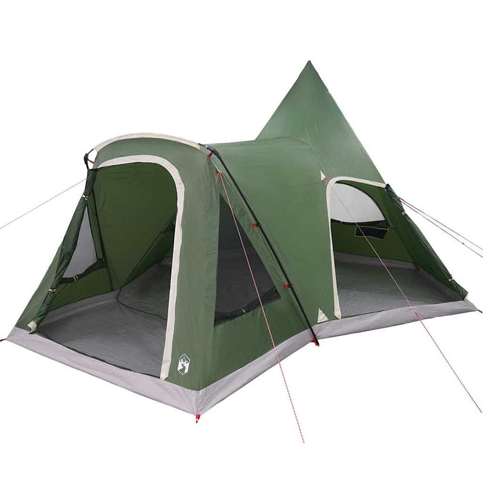 Cort Teepee pentru 5 Persoane Verde 545 x 450 x 295 cm - WALTI WALTI