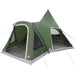 Cort Teepee pentru 5 Persoane Verde 545 x 450 x 295 cm - WALTI WALTI