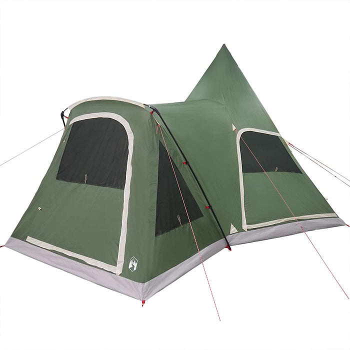Cort Teepee pentru 5 Persoane Verde 545 x 450 x 295 cm - WALTI WALTI