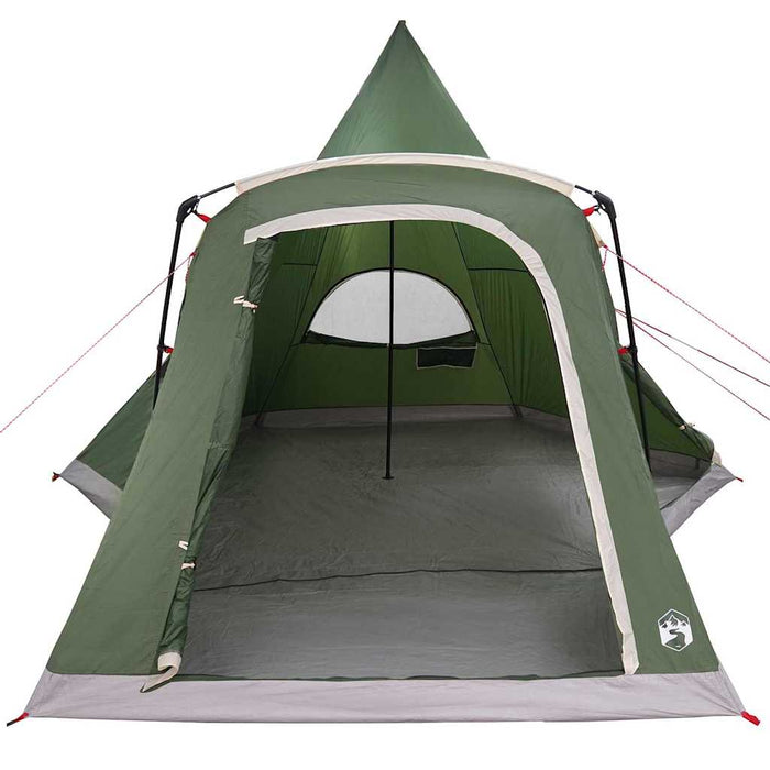 Cort Teepee pentru 5 Persoane Verde 545 x 450 x 295 cm - WALTI WALTI