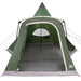 Cort Teepee pentru 5 Persoane Verde 545 x 450 x 295 cm - WALTI WALTI